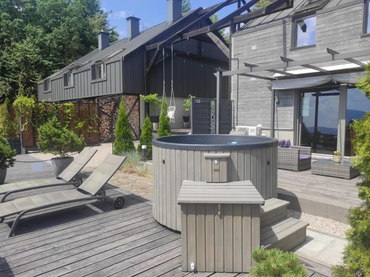 Sloneczny Chelm - Apartamenty W Gorach, Prywatna Sauna Jacuzzi Balia W Cenie, Spa, Grill, Stok Narciarski Myslenice, Sciezki Rowerowe, Rzeka Raba, Widok Na Tatry Bagian luar foto